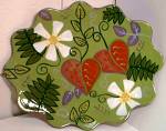 Csara Tropicana Wavy Oval Platter