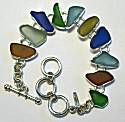 Charles Albert Beach Glass Bracelet