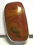 Charles Albert Red Creek Jasper CLIP Earrings