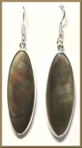 Charles Albert Gray MotherOfPearl Earrings