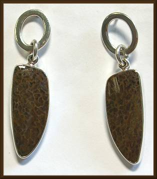 Charles Albert Fossil Dinosaur Earrings