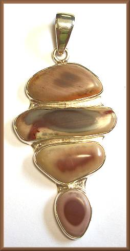 Charles Albert Imperial Jasper Pendant