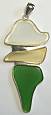 Charles Albert Beach Glass Pendant