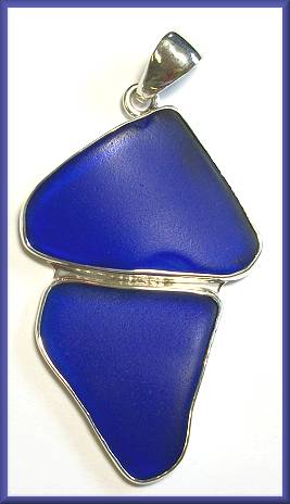 Charles Albert Beach Glass Pendant
