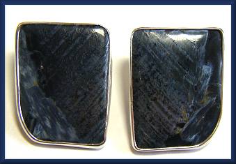 Charles Albert Gray Pietercite CLIP Earrings
