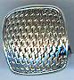 Charles Albert Silver Woven Earrings
