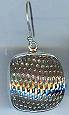 Charles Albert Trimetal Woven Earrings