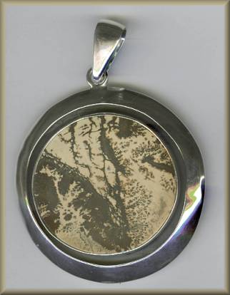 Charles Albert Scenic Jasper Pendant