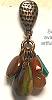 Sue Cox Terracotta Cluster Earrings