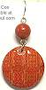 Sue Cox Coral Pattern Earrings