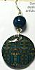 Sue Cox Teal Pattern Earrings