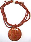 Sue Cox Coral Patterns Necklace
