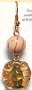 Sue Cox Copper/Pink Earrings