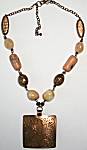 Sue Cox Copper and Pinks Necklace