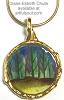 Diane Eldreth Chute Forest  Pendant