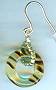 Donnabeth Green Smoke Ring Toss Earrings