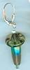 Donnabeth Green Smoke Ring Toss Earrings