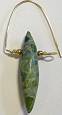 Judy Dunn Shibori Lagoon Green Earrings
