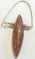Judy Dunn Shibori Golden Coral Earrings