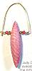 Judy Dunn Shibori Pink Earrings