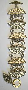 Mars & Valentine Fans of Glass Bracelet