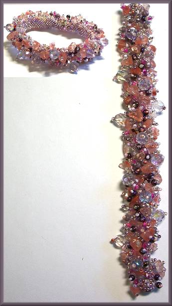 Enchanted Lavender Beaded Bracelet
