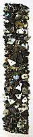 Mayan Black/Natural Beaded Bracelet