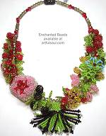 Enchanted Strawberry Daquiri Necklace