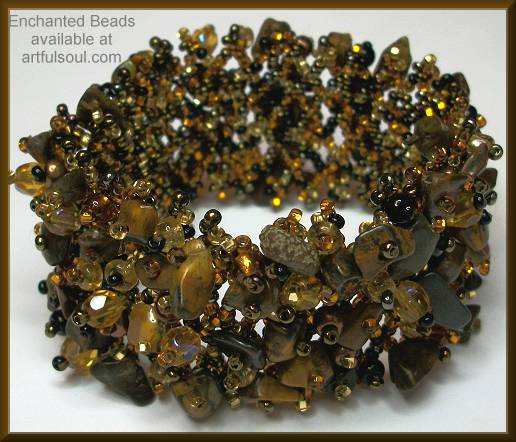 Enchanted Brown Flat Bracelet