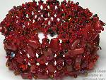 Enchanted Red Flat Bracelet