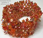 Enchanted Tangerine Flat Bracelet