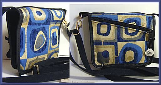 Erda Flip Flap Mini Travel Wallet, Blueberry