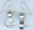 FAI Silver Pearl Earrings