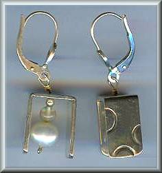 FAI Pearl Citrine Earrings