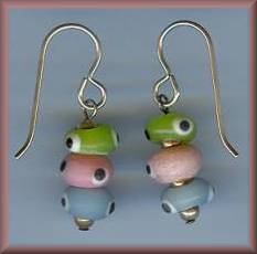 FAI Art Glass Earrings