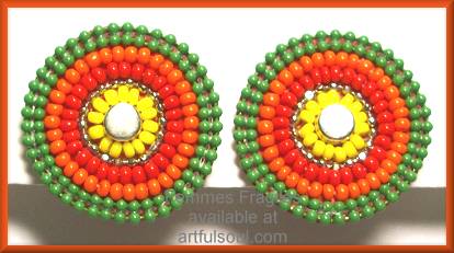Femmes Fragiles Rainbow CLIP Earrings