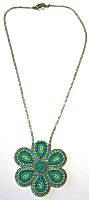 Femmes Fragiles Turquoise/Green Pendant