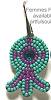Femmes Fragiles Turquoise/Orchid Earrings