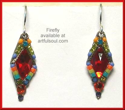 Firefly Diamond Mosaic Multi Earrings
