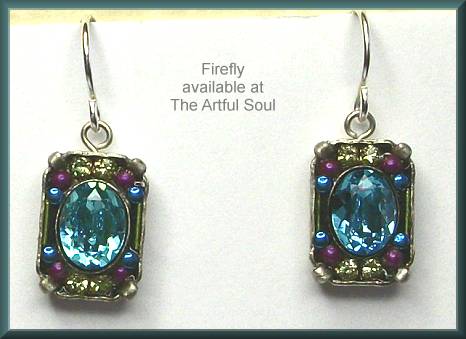Firefly Light Turquoise Petite Earrings