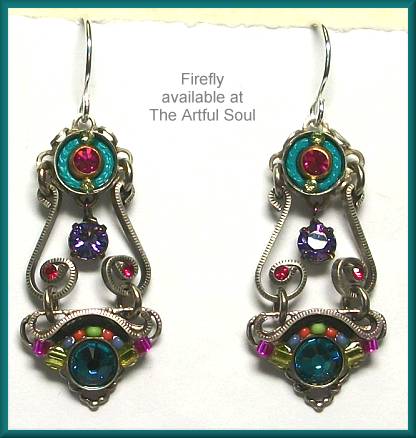 Firefly Elaborate Spiral Earrings