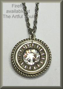 Firefly La Dolce Vita Silver Round Pendant