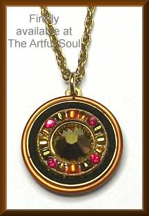 Firefly La Dolce Vita Smoky Round Pendant