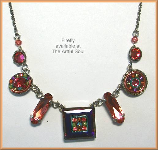 Firefly La Dolce Vita Padparadscha Necklace