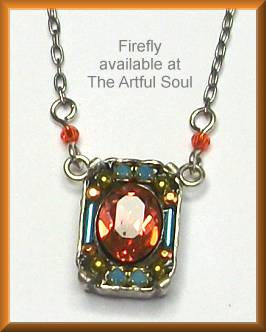 Firefly Padparadscha Petite Pendant