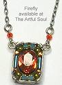 Firefly Padparadscha Petite Pendant