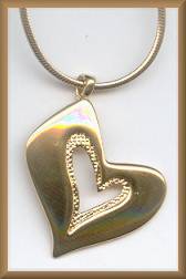 Finestkind Gold Large Heart Pendant