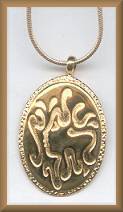 Finestkind Gold Oval Pendant