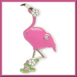 Finders Key Purse Clip Flamingo