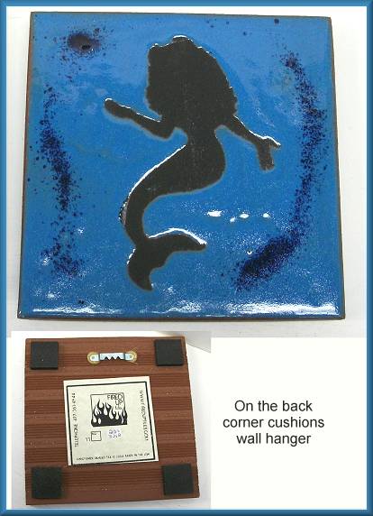 Fired Up Tile Mermaid